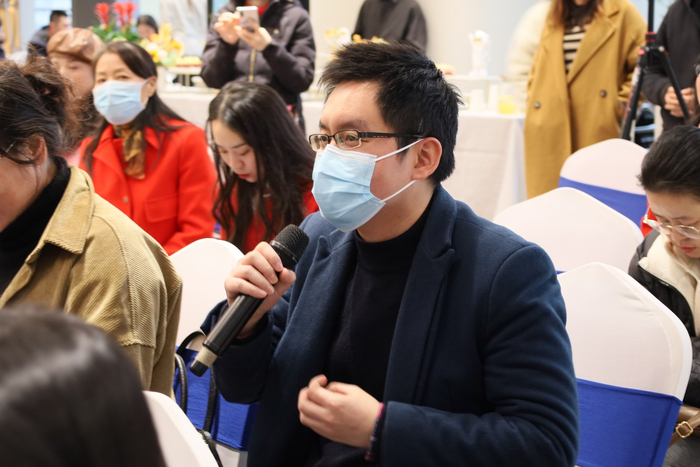 观众互动（央广网发 江北区文化馆供图）