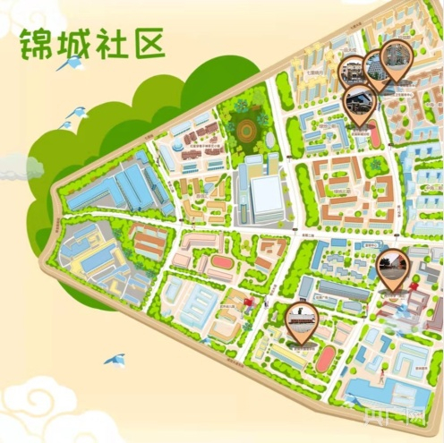 ▲锦城社区的智慧场景