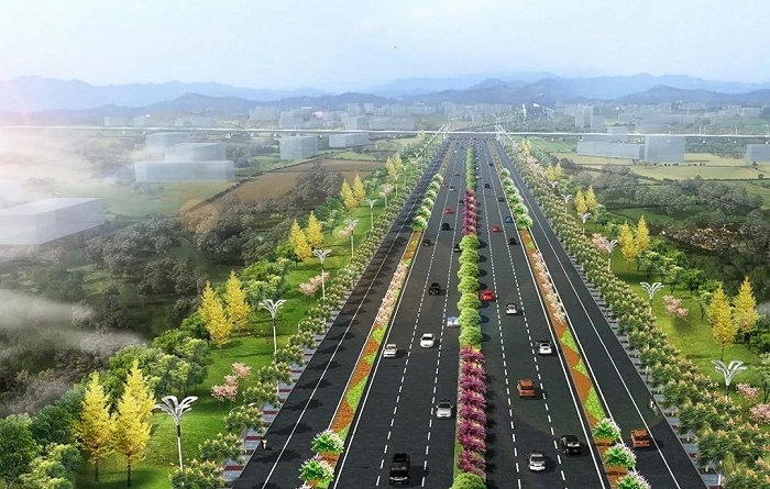 天新邛快速路效果图