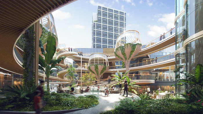 王家庄商业配套——麓坊中心 设计过程图（央广网发 万华供图）