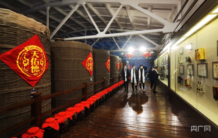 媒体代表参观（央广网记者张海东摄）