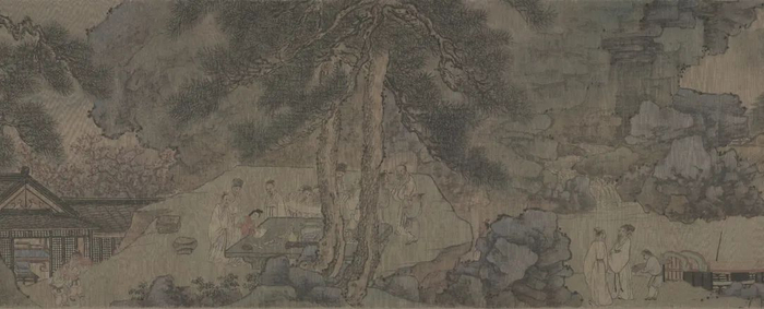 无款 楷书南屏雅集诗卷 元 纸本 小楷书 故宫博物院藏
