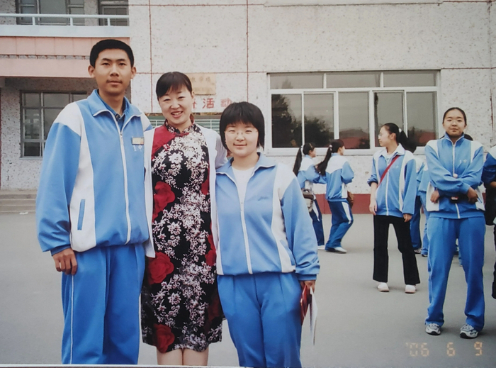 ▲在呼和浩特第一中学读书期间的牛杰。图/受访者供图 
