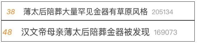 薄太后陵中的罕见发现，一度冲上微博热搜。
