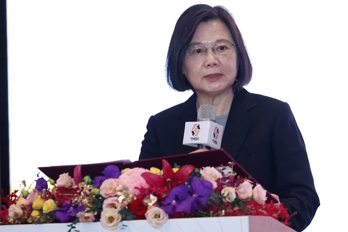 蔡英文 资料图（图片来源：台湾《联合报》）