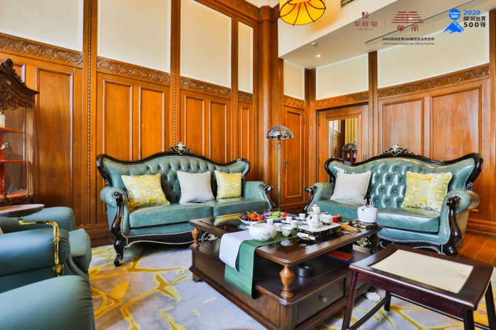 ▲顶层社交空间——上海外滩华祥苑·华茶馆