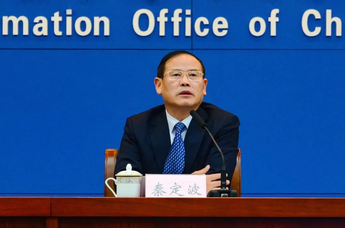 秦定波介绍相关情况 李昊东 摄