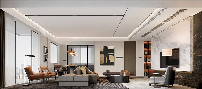 建面约195㎡升级装修效果示意图