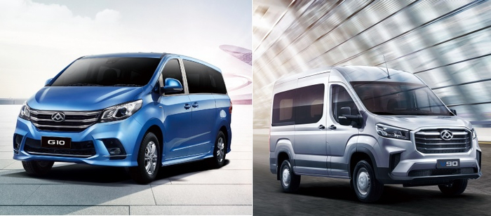 （车型资料图，上汽大通V90、G10，图片来源：国家市场监管管理总局官网，央广网发）