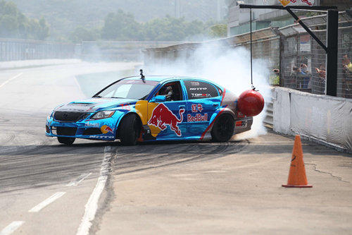 中国红牛在珠海国际赛车场长年举办漂移大赛