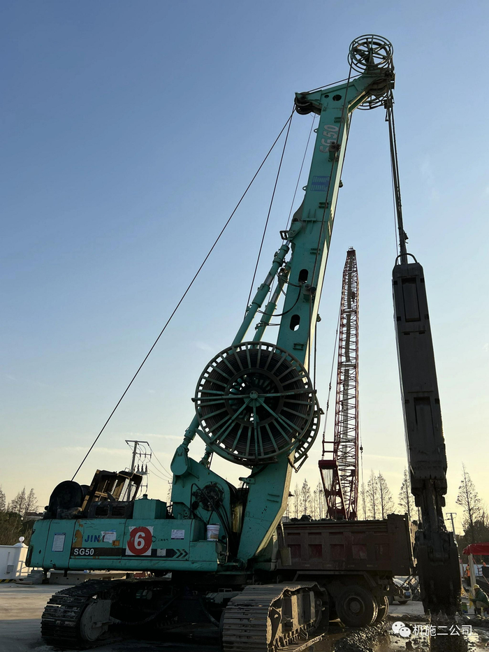 近日，崇明线一期长兴岛站的陆域段建设拉开序幕 来源：上海机施集团