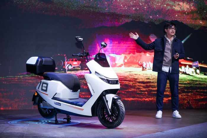 哈啰电动车智能新品ME70正式发布（央广网发 受访者供图）