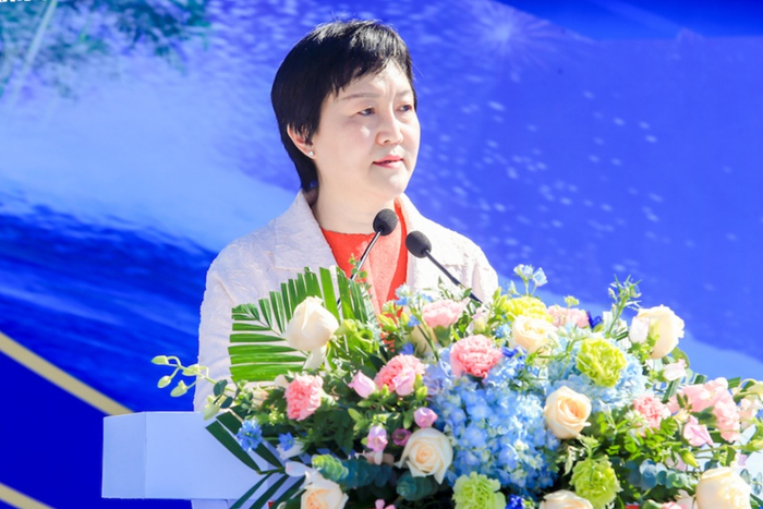 海南省旅游和文化广电体育厅厅长孙颖致辞 央广网发 海南富力海洋欢乐世界 供图