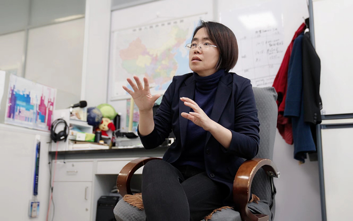 吉林大学生命科学院崔银秋教授。新京报记者 陈杰 摄