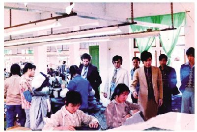 大进制衣厂。图片来源：佛山改革开放文史资料集