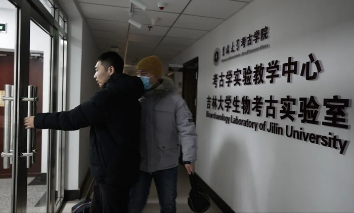 ▲吉林大学生物考古实验室。新京报记者 陈杰 摄