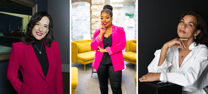 （从左至右）丹尼斯·加德纳、西娜·霍奇斯与苏珊娜·麦克法登