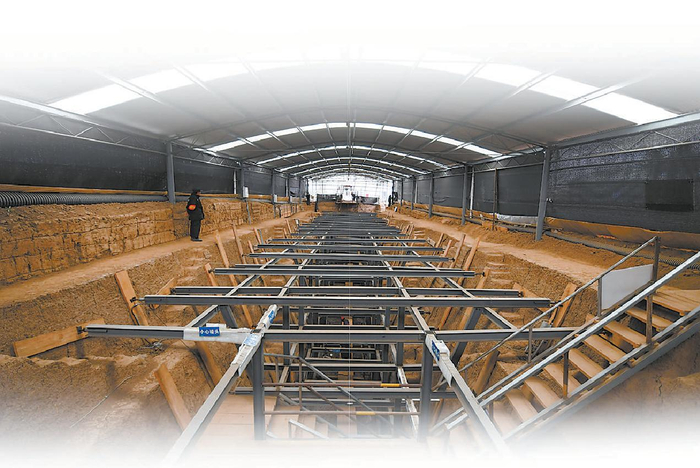 江村大墓外藏坑 北晚新视觉供图