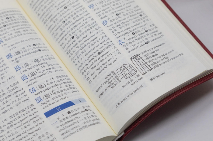 《新华字典》（汉英双语版）内页