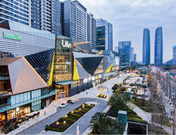 （成都悠方实景图，企业提供，央广网发）