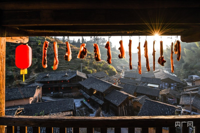 丁屋岭的年味（央广网发 张平摄）