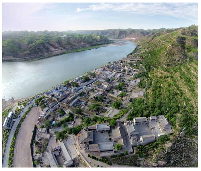 碛口古镇全貌（央广网发 碛口景区管理中心供图）
