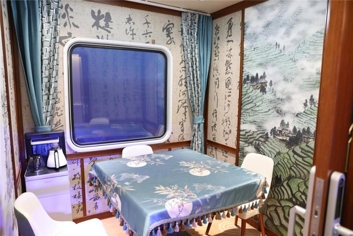 列车上的麻将房（央广网发 林祥云摄）