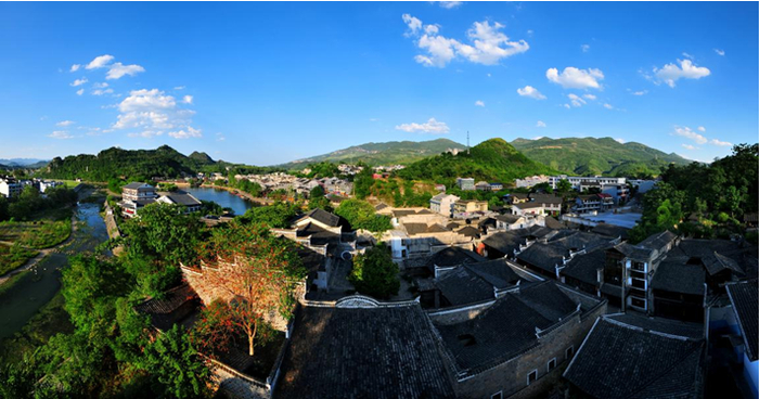 ▲洪安边城全景