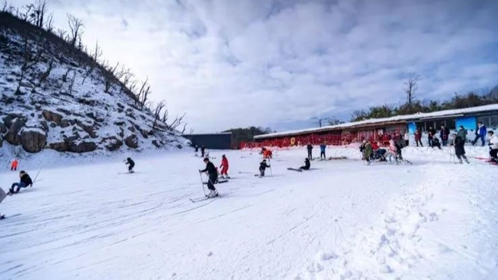 北川九皇山滑雪场（央广网发 重庆市地理信息和遥感应用中心供图）