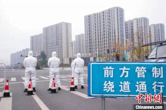 本轮疫情期间的绍兴上虞。　杨壹 供图