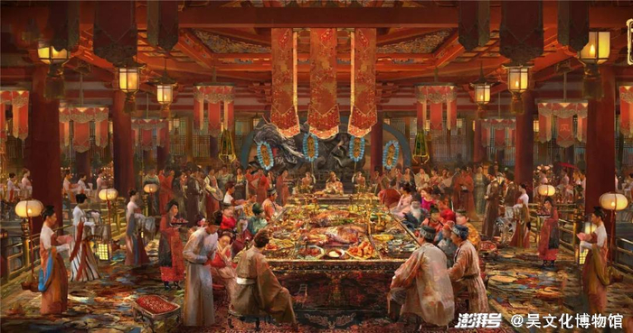 宫廷宴饮，图自《长安十二时辰》