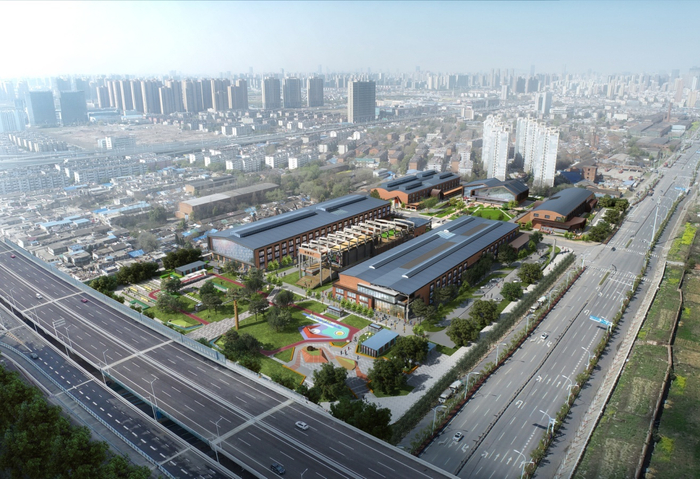中国宝武安徽（产业）总部首发项目效果图。（央广网发 瑶海区委宣传部供图）