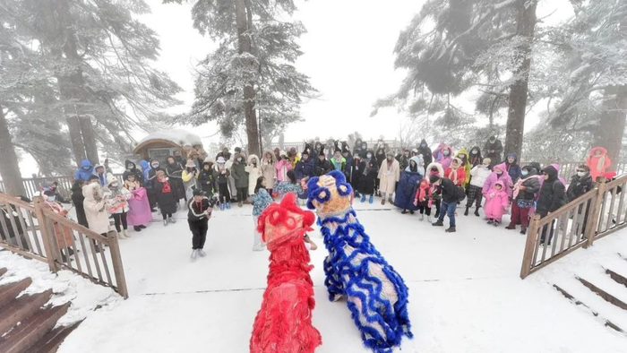 瓦屋山滑雪场（央广网发 重庆市地理信息和遥感应用中心供图）