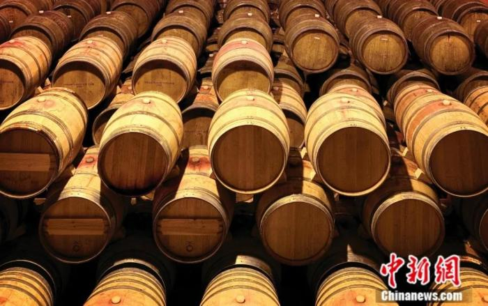 南非葡萄酒酒窖。中新社记者 王曦 摄