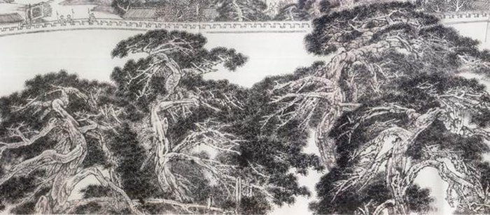 图为《京门九衢图》分段画卷——广渠门篇鉴赏（企业供图，央广网发）