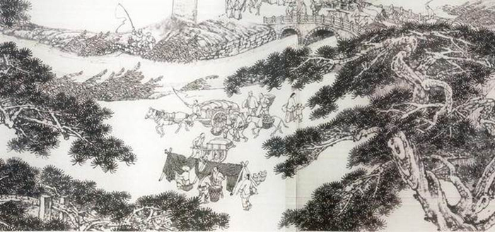 图为《京门九衢图》分段画卷——广渠门篇鉴赏（企业供图，央广网发）