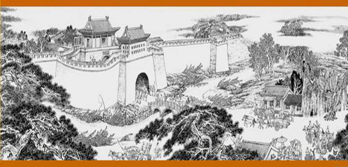 图为《京门九衢图》分段画卷——广渠门篇鉴赏（企业供图，央广网发）