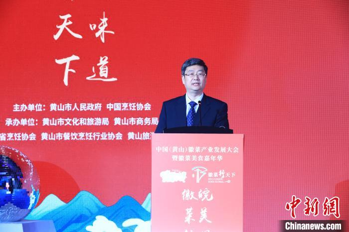 黄山市市长孙勇致辞  樊成柱 摄