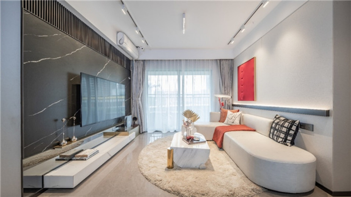 （美的·天玥建面约99平方米户型实景图，企业供图，央广网发）