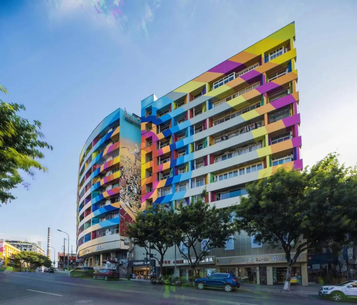 黄桷坪涂鸦艺术街 市住房和城乡建委供图