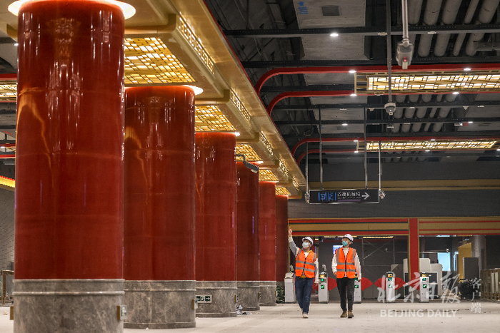 机场线西延北新桥站