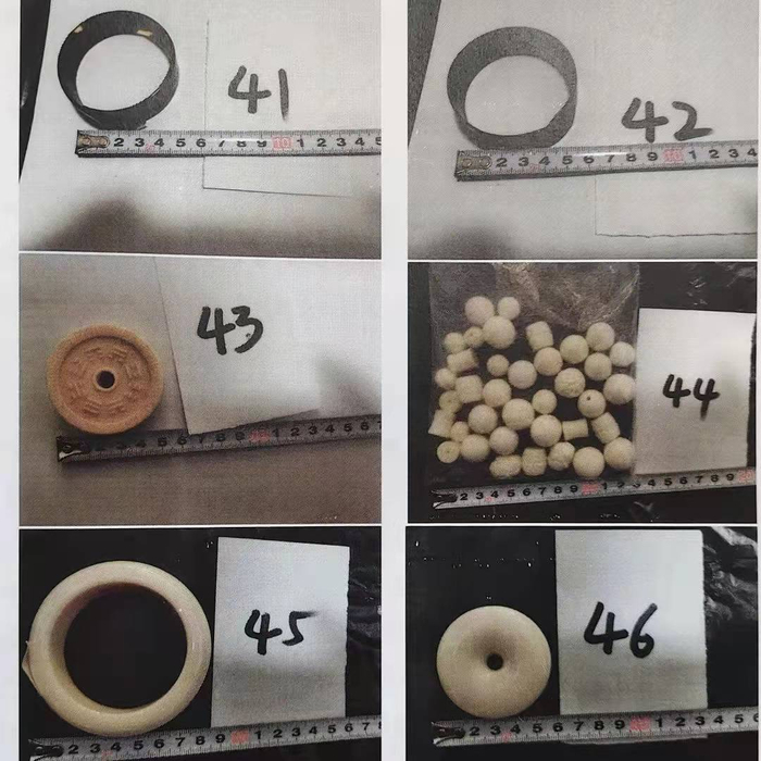 ▲被查获的象牙制品。顺义区人民法院供图