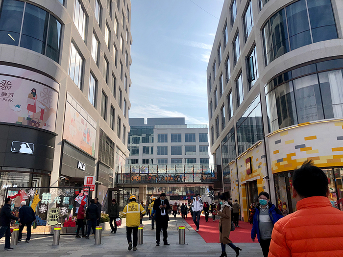 长宁Art Park大融城  本文图片均由澎湃新闻记者 邹佳雯 摄