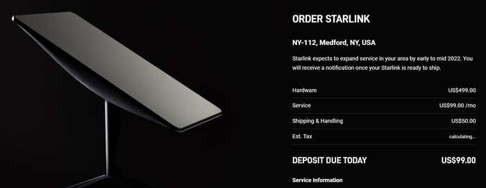 图片来源：星链官网