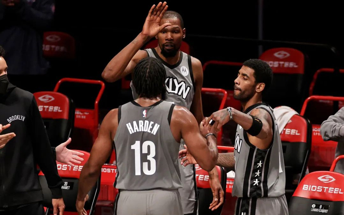 ▲篮网组建三巨头阵容。图/IC PHOTO