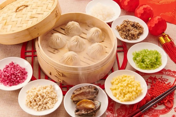 图说：山珍白玉鲍鱼小笼馒头