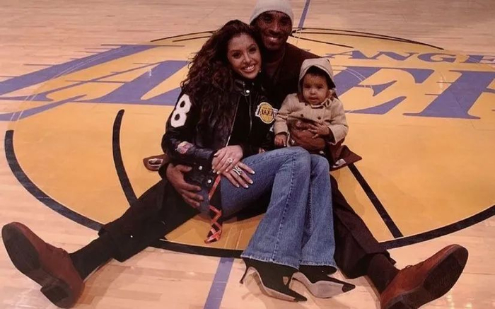 ▲科比与家人。