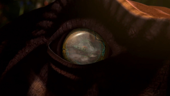 未来的恐龙勇士发现了方舟