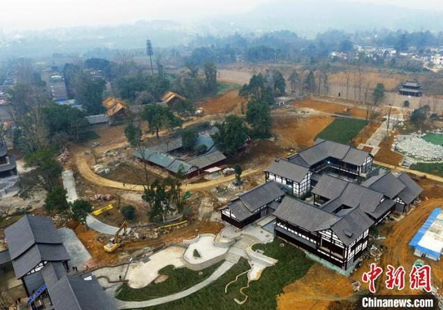 建设中的相如故城一角。 汪泽民 摄