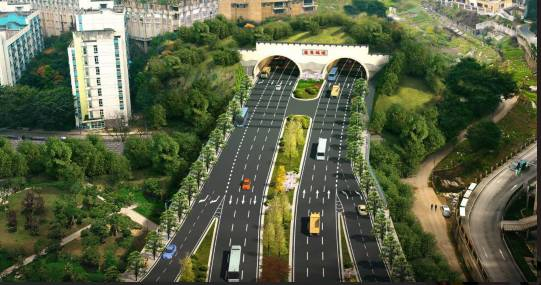 鹿角隧道效果图 图：爱巴南